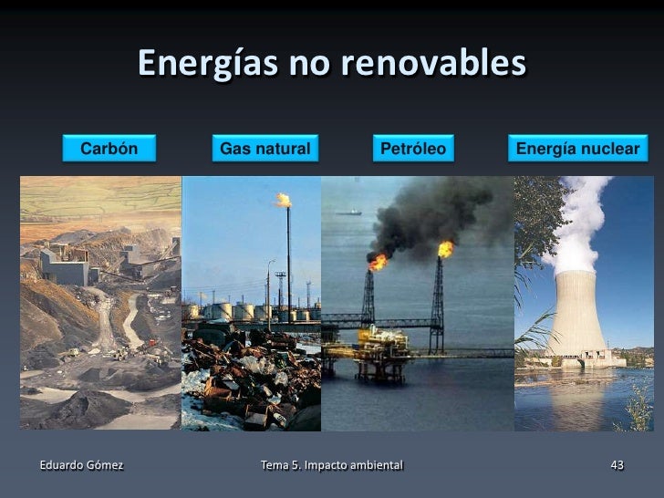 Resultado de imagen para EL IMPACTO DEL CARBÓN DE ENERGÍA NO RENOVABLE