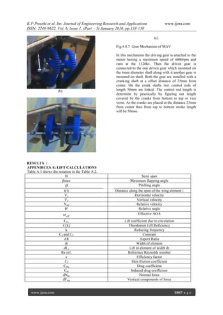 Design, Fabrication and Testing Of Flapping Wing Micro Air Vehicle | PDF