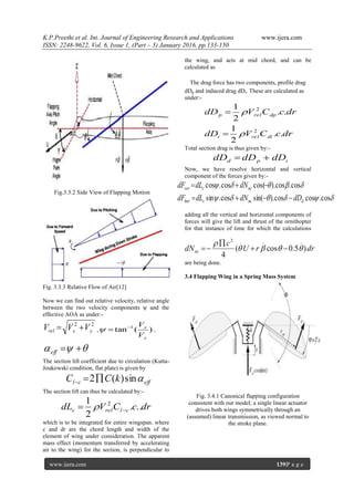 Design, Fabrication and Testing Of Flapping Wing Micro Air Vehicle | PDF