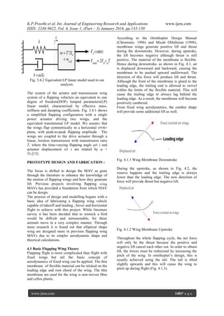 Design, Fabrication and Testing Of Flapping Wing Micro Air Vehicle | PDF