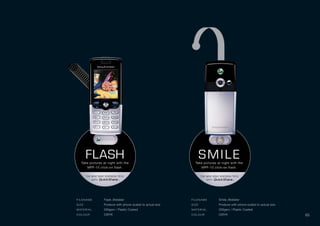 FILENAME Flash_Wobbler
SIZE Produce with phone scaled to actual size
MATERIAL 200gsm / Plastic Coated
COLOUR CMYK
FILENAME Smile_Wobbler
SIZE Produce with phone scaled to actual size
MATERIAL 200gsm / Plastic Coated
COLOUR CMYK 65
 