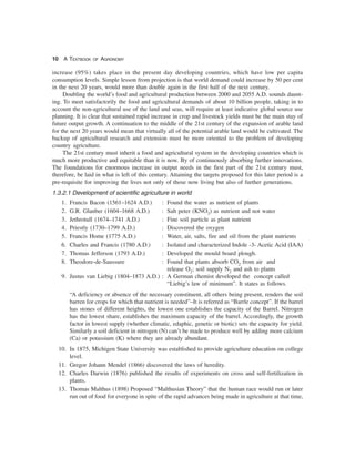 An introduction to agriculture and agronomy | PDF