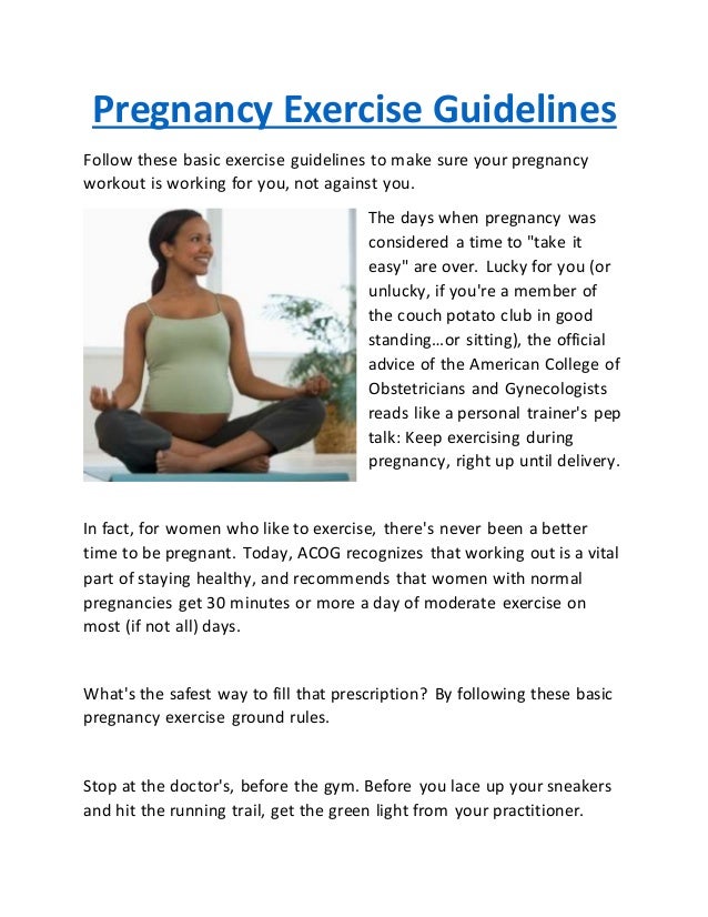 pregnancy-exercise-guidelines