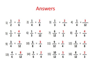 Answers
 