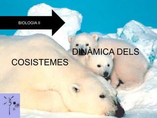 BIOLOGIA II
DINÀMICA DELS
COSISTEMES
 
