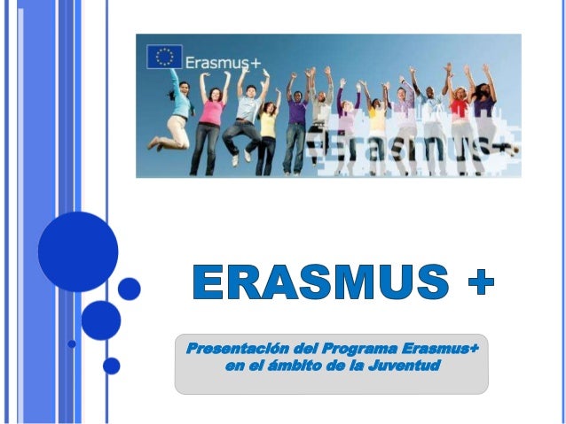 Resultado de imagen de Programa "Erasmus+" juventud