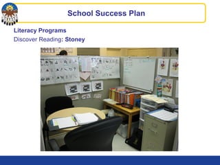 Literacy Programs
Discover Reading: Stoney
School Success Plan
 