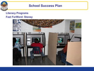 Literacy Programs
Fast ForWord: Stoney
School Success Plan
 
