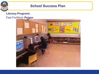 Literacy Programs
Fast ForWord: Peigan
School Success Plan
 