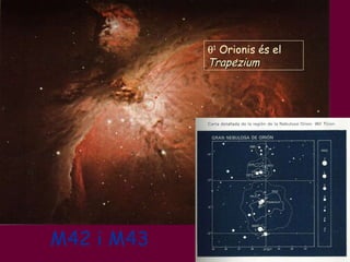 M42 i M43  1  Orionis és el  Trapezium   