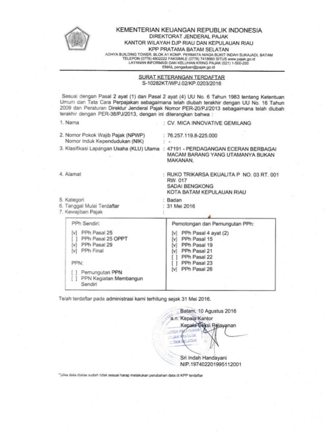 Cv mica innovative gemilang