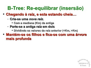 Dicionários: B-Trees