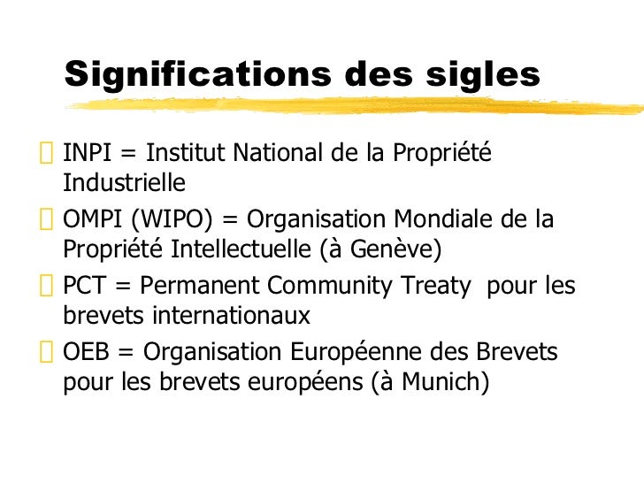 Les accords internationaux