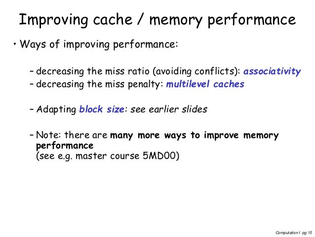 reduce misses c cache recap Cache