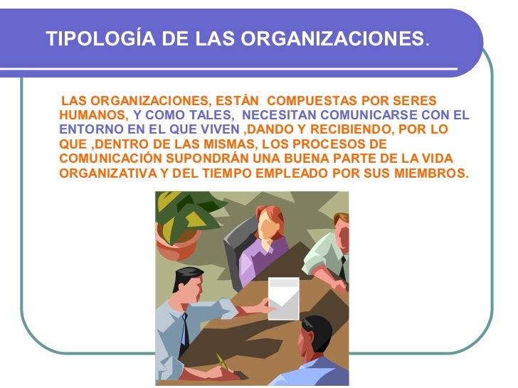 T 9 Tipologia De Las Organizaciones.