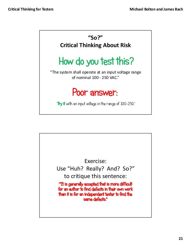 Free critical thinking skills test picture