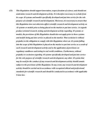 EU Artificial Intelligence Act 2024 passed ! | PDF