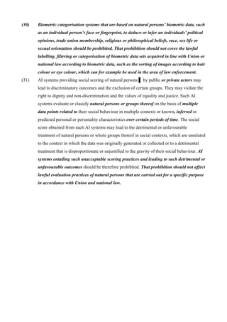 EU Artificial Intelligence Act 2024 passed ! | PDF