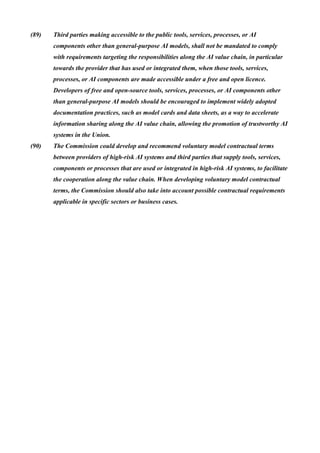 EU Artificial Intelligence Act 2024 passed ! | PDF