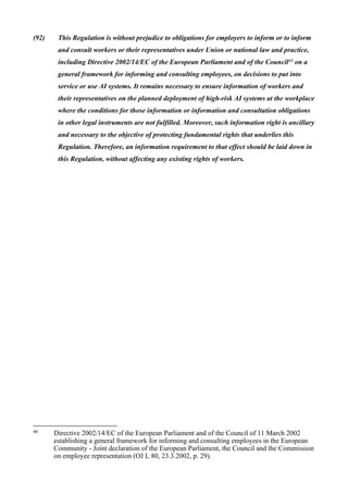 EU Artificial Intelligence Act 2024 passed ! | PDF