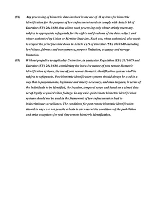EU Artificial Intelligence Act 2024 passed ! | PDF