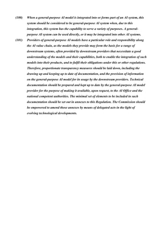 EU Artificial Intelligence Act 2024 passed ! | PDF