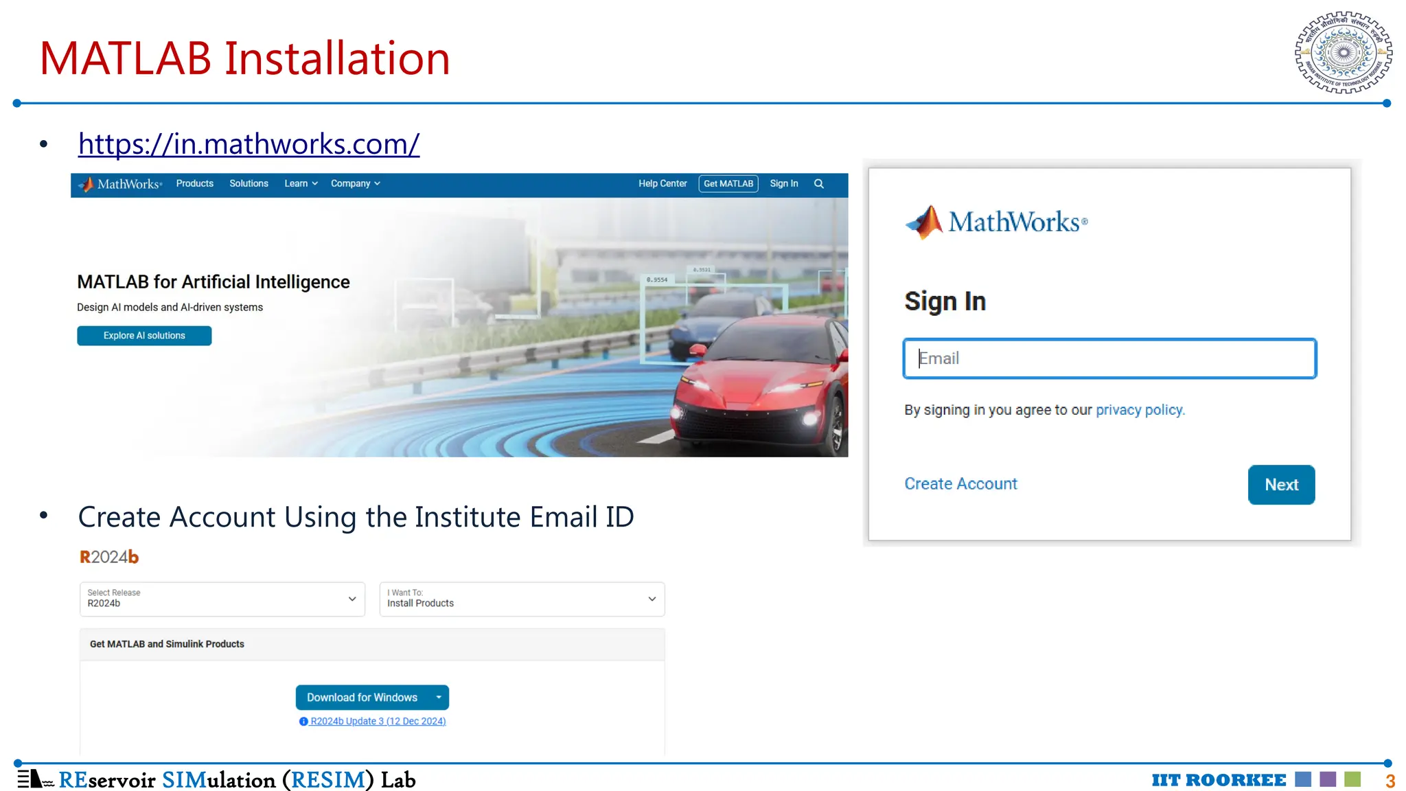 MAtlab Installation Procedure using the licensed version (desktop) | PPTX