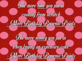 Betty Crocker - What's her problem?