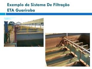 Exemplo de Sistema De Filtração
ETA Guariroba

 