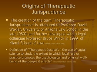 Taap Conference Therapeutic Jurisprudence Models In San Antonio Texas Final