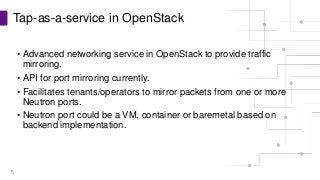 Tap-As-A-Service: What You Need to Know Now