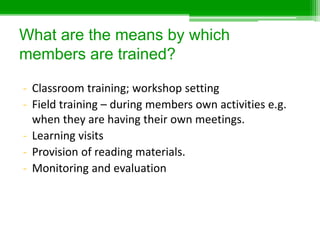 Eastern Africa Farmers Federation outreach to members