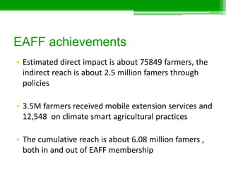 Eastern Africa Farmers Federation outreach to members