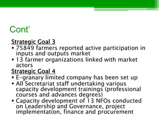 Eastern Africa Farmers Federation outreach to members