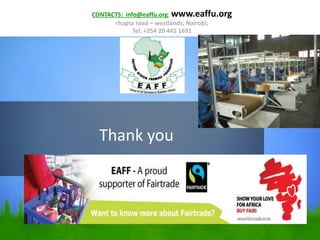 Eastern Africa Farmers Federation outreach to members