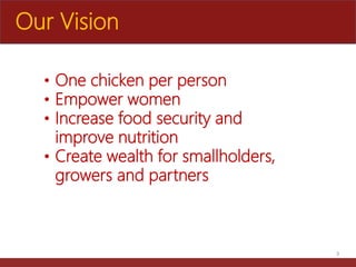 The role of Ethio-chicken in supporting poultry upscaling at household level