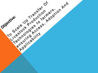 Technology transfer process for Rwandan Cooperatives