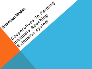 Technology transfer process for Rwandan Cooperatives