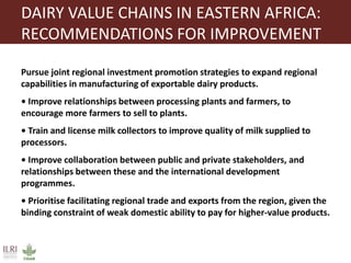 Proven dairy technologies for smallholder and medium scale market-oriented dairy systems