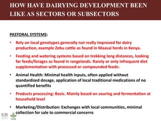 Proven dairy technologies for smallholder and medium scale market-oriented dairy systems