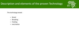  Testing and delivering tropically-adapted chickens for productivity growth in sub-Saharan Africa