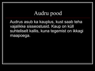 Audru vald | PPT