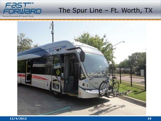 The Spur Line – Ft. Worth, TX




12/4/2012                              19
 