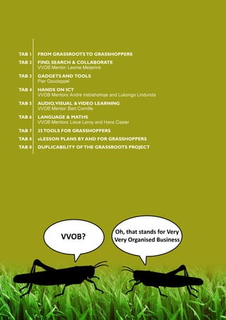 Tab 3 Tales of the Grasshoppers