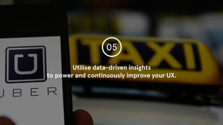 © 2015 The App Business
Utilise data-driven insights
to power and continuously improve your UX.
05
 