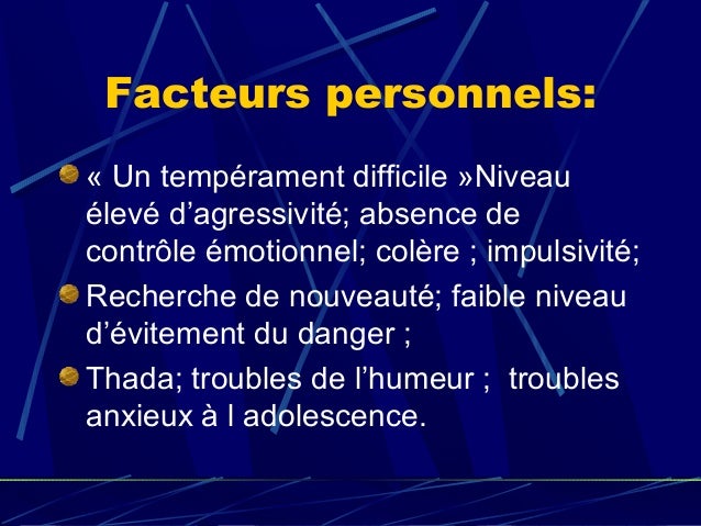 Comme apprendre que chez toi la dépendance de tabac