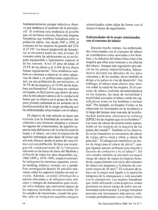 fundamentalmente porque todavía se obser-
va una tendencia al aumento de la prevalen-
cia5. Si continúa esta tendencia es ...