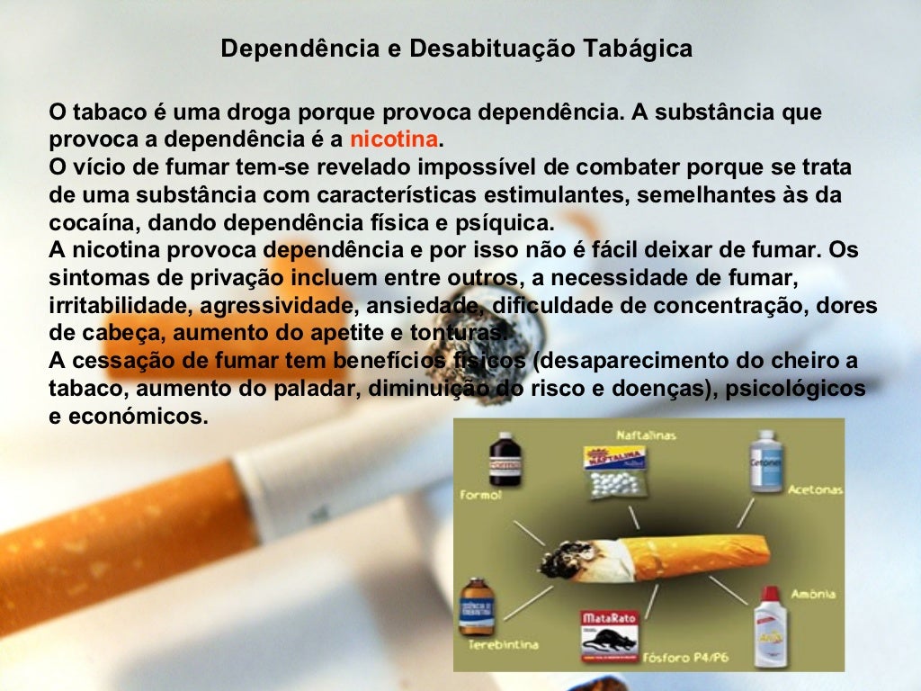 Slide Sobre O Tabagismo - RETOEDU