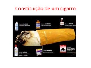 Constituição de um cigarro

 