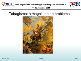 Tabagismo: a magnitude do problema 